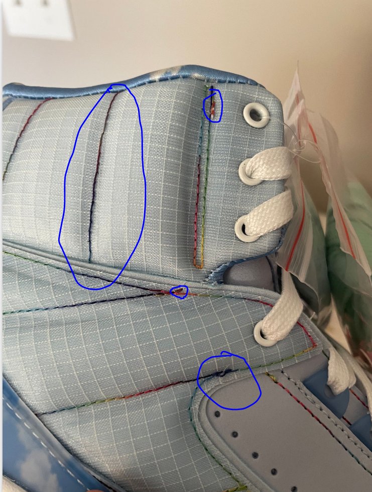 1Fatboyproblems's tweet image. Idk how @goatapp says &quot; However, we are confident that the shoes successfully flowed through our proprietary authentication process.&quot; 

Look at these fakes or bad quality shoes #goatapp #goatsellsfakeshoes #fakeshoes @jordan #airjordan #sneakers #shoegame