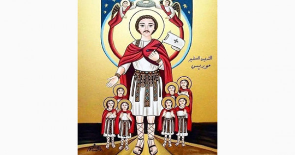 coptstoday's tweet photo. تذكار استشهاد القديس مار موريس قائد الفرقة الطيبية
https://t.co/hf1cEsH4TQ https://t.co/Qw0vUSsJLc