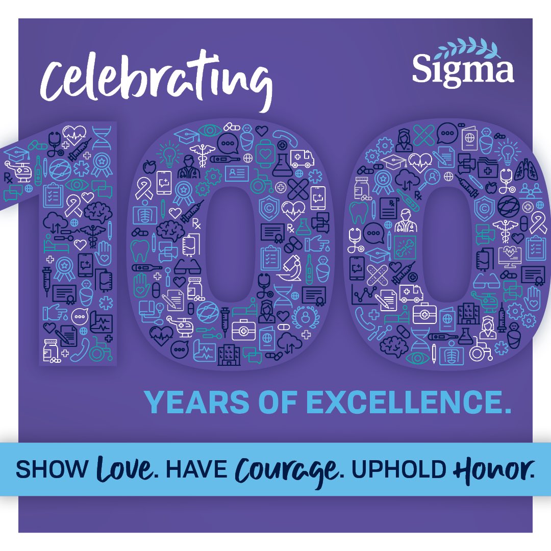 Be inspired by @SigmaNursing’s Legacy! Be Ignited by @SigmaNursing’s Excellence! Celebrate 100 years of #ShowingLove #HavingCourage #UpholdingHonor. Founders Day 2022 #BeBold today and everyday - #Connected, #Empowered Nurse Leaders #Transforming #Global #Healthcare!