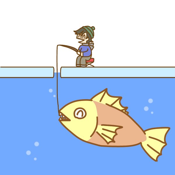 ワカサギ釣りのtwitterイラスト検索結果