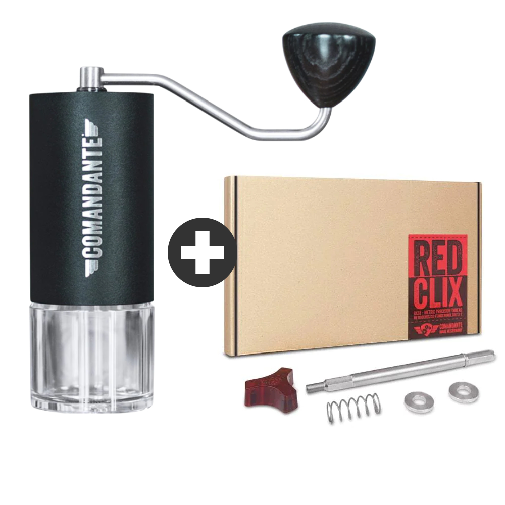 TheCoffeeShopCo's tweet photo. Comandante C40 + Red Clix Axle Kit Bundle Offer - £249 Buy Now https://t.co/bMGxuPBPjN https://t.co/srEzO69ulD