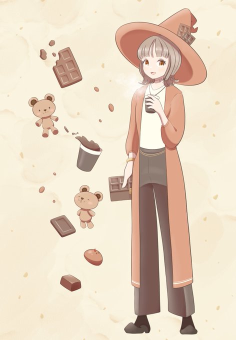 「chocolate bar hat」 illustration images(Latest)
