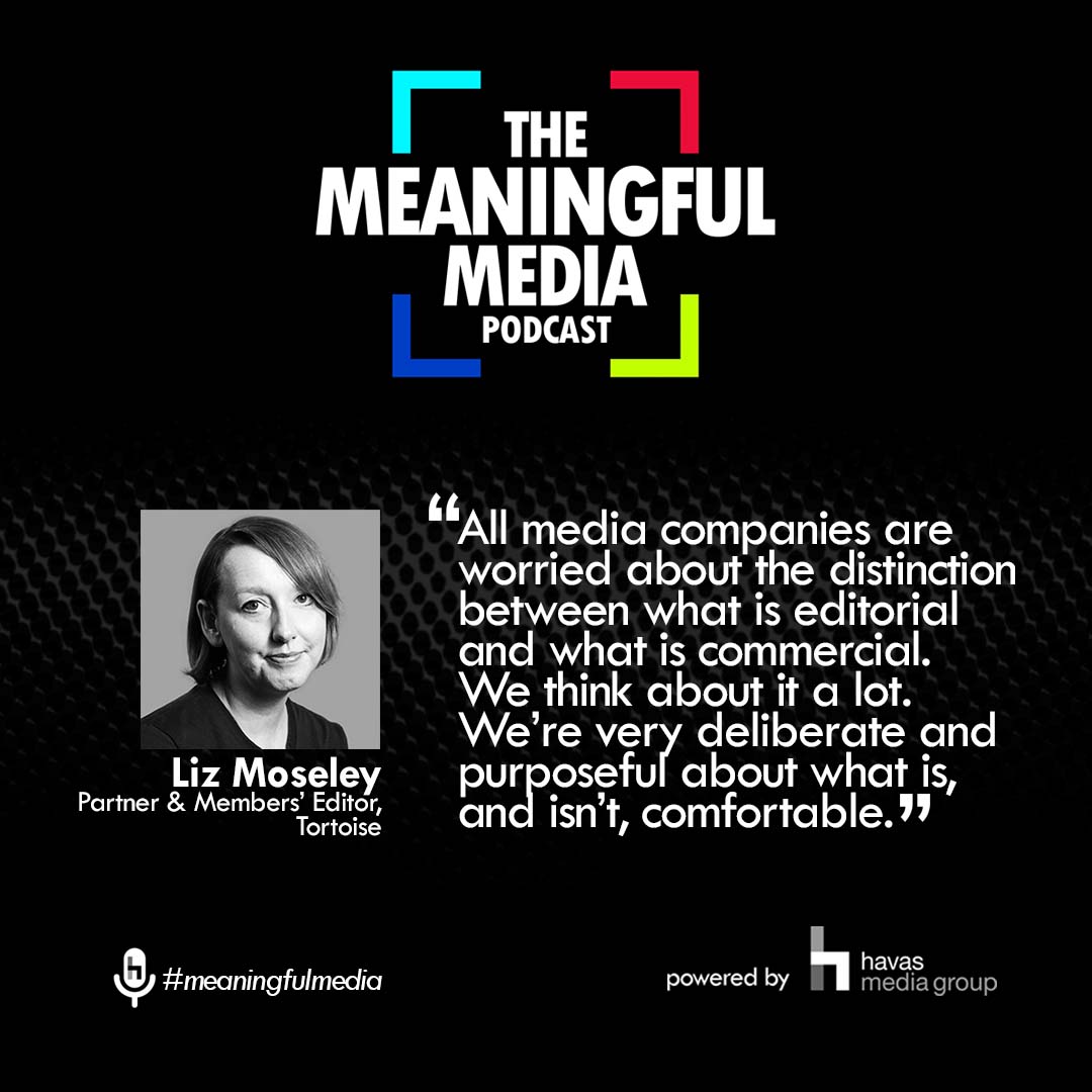 On the latest episode of the #MeaningfulMediaPodcast, host Ben Downing talks with @lizbethmydear, partner and editor of @tortoise, about how #SlowNews is reinstilling trust with a transparent, participatory journalistic process.

spoti.fi/3BFQyK6
apple.co/3xO3We9