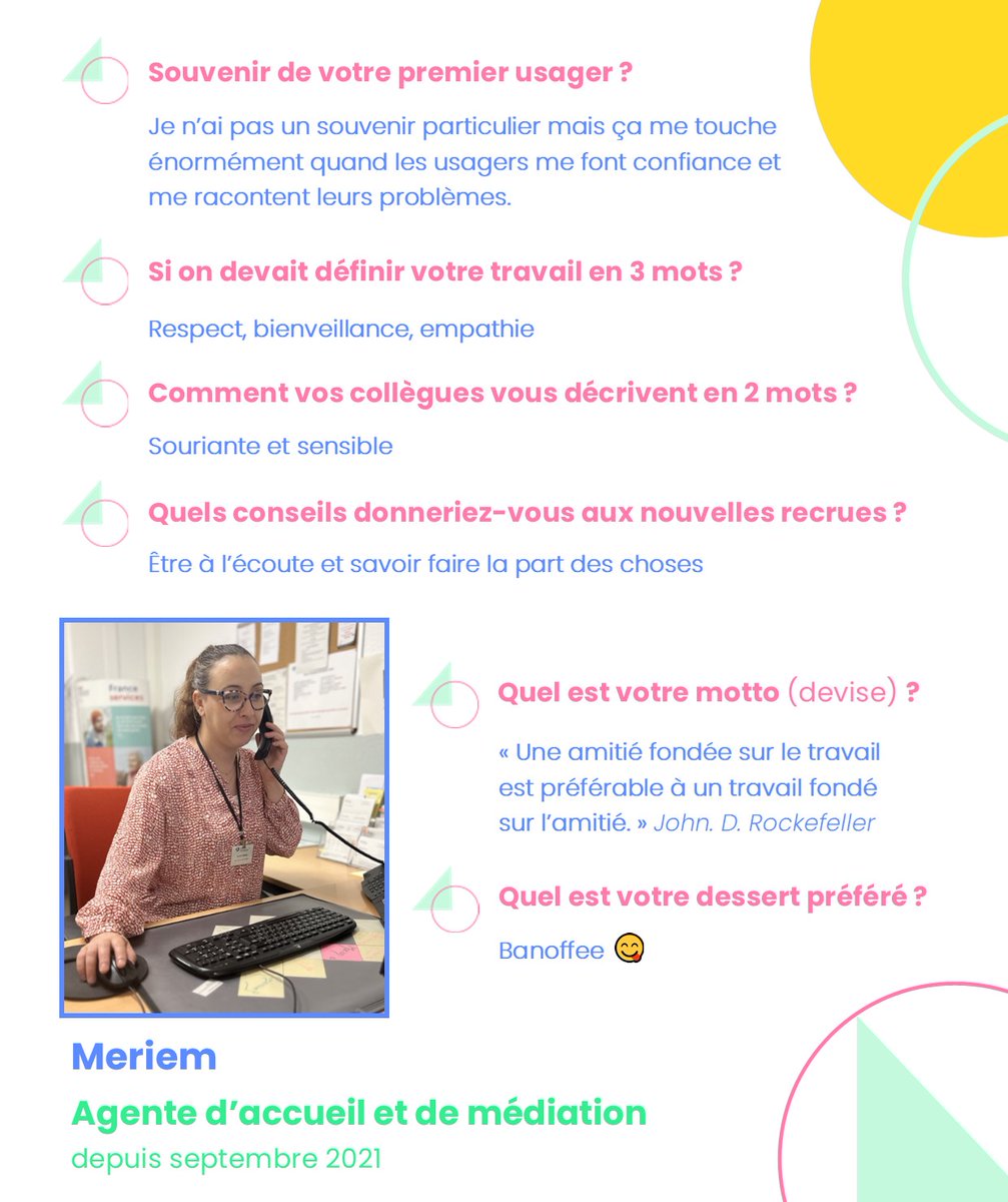 PIMMS_de_Nimes's tweet image. Nouveau mois, nouveau portrait 📸
Aujourd'hui, nous vous présentons Meriem 😀
#equipe #equipedechoc #pimmsmediation #nimes #portrait