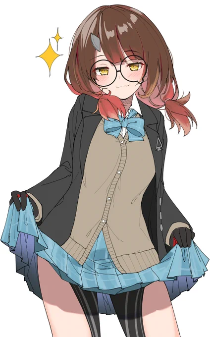 43日目。制服ロボ子様。#100日チャレンジ #ロボ子Art 