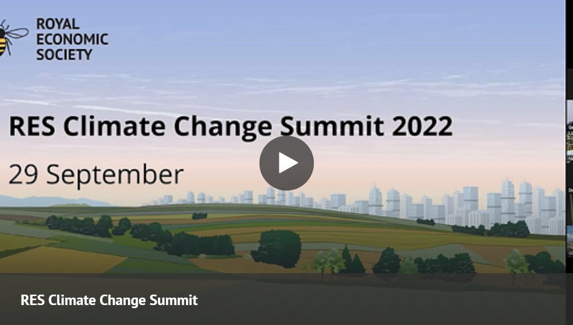 Thank you to all who attended the #RESclimate2022 & to our amazing speakers @lordstern1, @AlyssaRGilbert, Andrew Oswald, Elizabeth Robinson, @DrStevenProud, @LoryBarile & @spielmanntweets. The recording is available to view for #RESmembers👉bit.ly/3Mbvr79 #EconTwitter