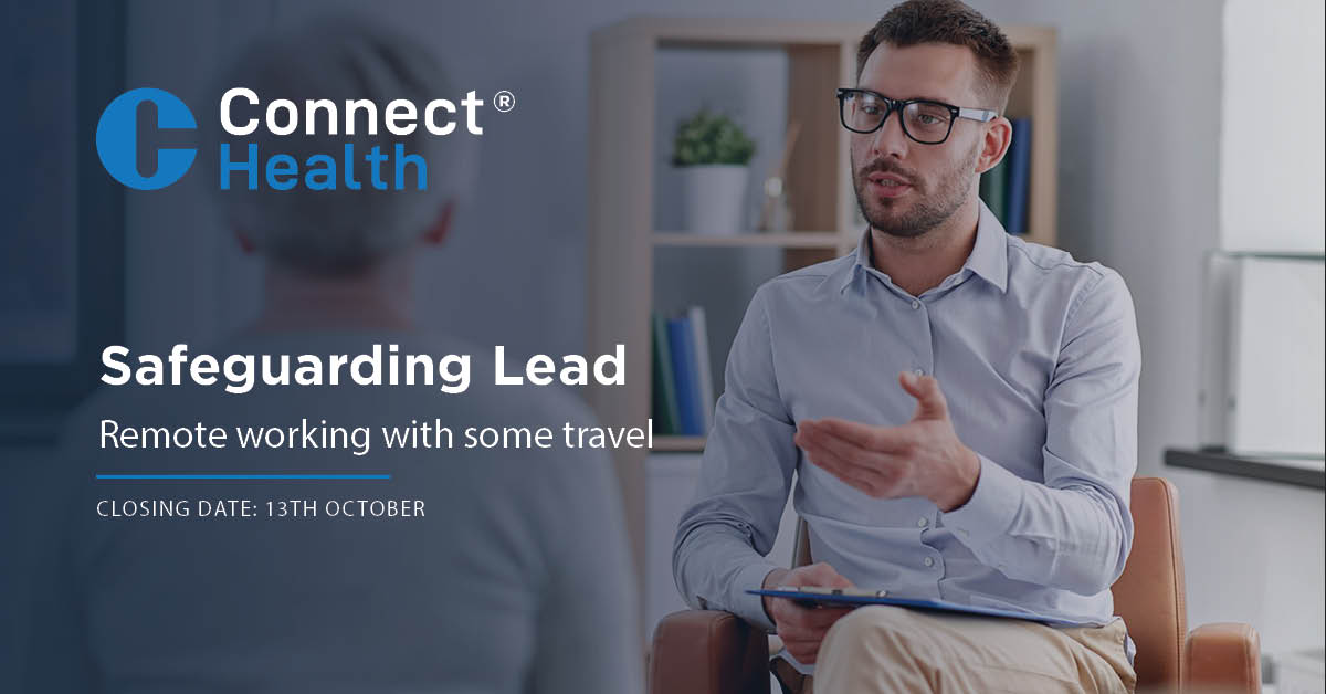 Connect_Health_'s tweet photo. An exceptional opportunity has arisen within Connect Health!

We're recruiting a Safeguarding Lead for Adults &amp; Children to provide advice &amp; guidance &amp; to provide leadership to the Designated #Safeguarding Officers (DSO’s).

Find out more and apply now! 
https://t.co/An7oh1U62q https://t.co/RCyjvD7aFO