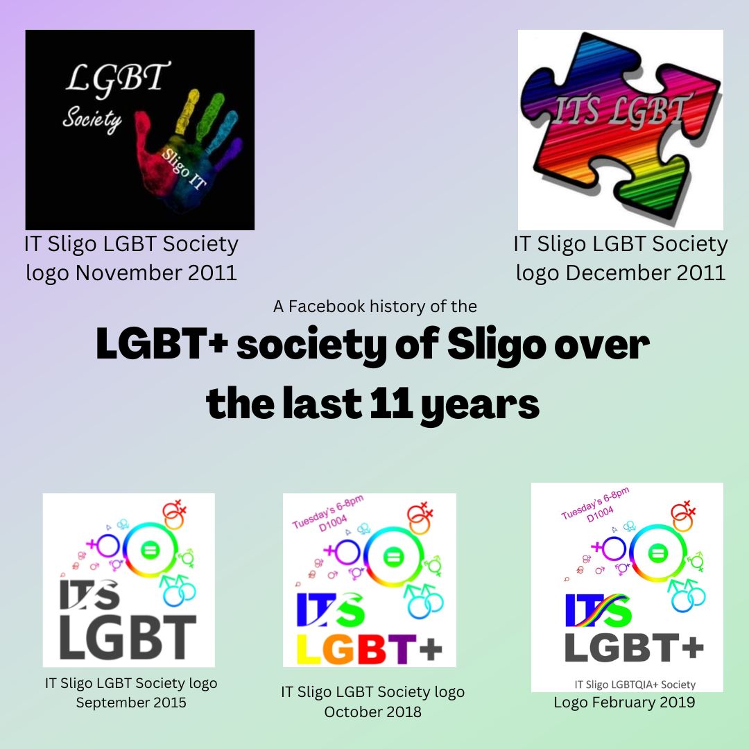ITSLGBT's tweet photo. A brief history of the LGBTQIA+ society in ATU Sligo (formerly IT Sligo) 🏳️‍🌈🏳️‍⚧️

The purpose of this post is to honour past achievement and to encourage and inspire a new generation of students to get involved with the LGBTIQA+ society.
🖤🤎❤🧡💛💚💙💜
1/ https://t.co/38OxJDMei7