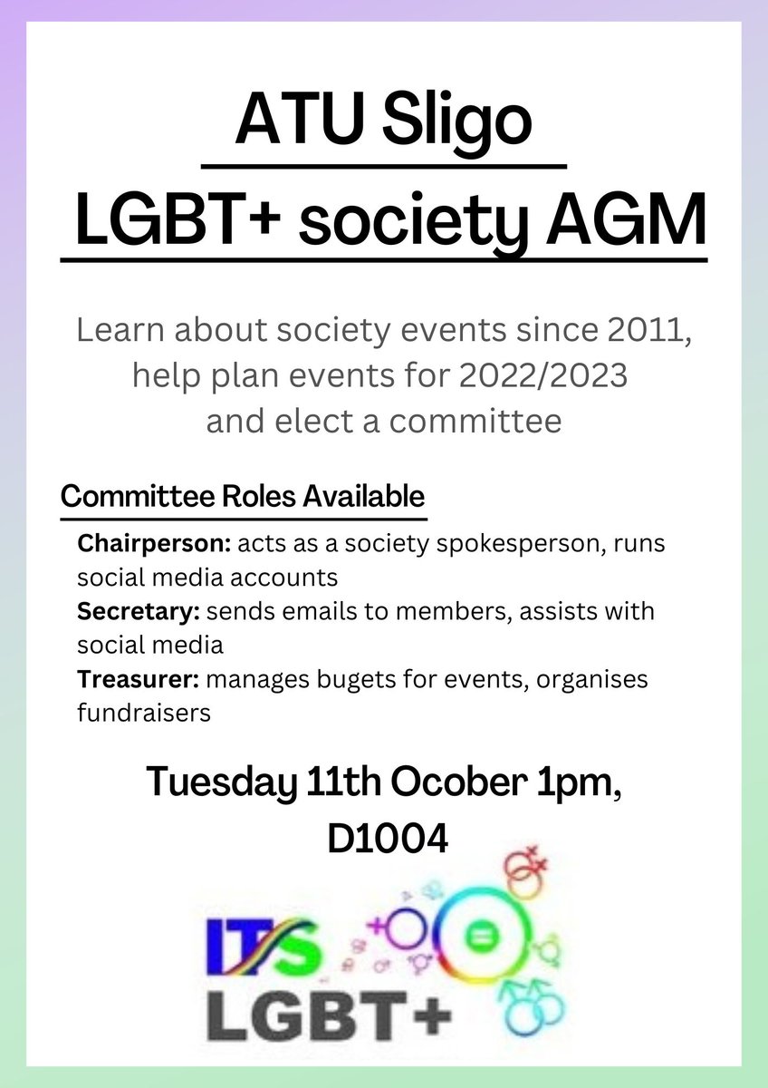 ITSLGBT's tweet photo. #itslgbt #sligolgbt #sligopride #atusligo https://t.co/ASppRv6X2W