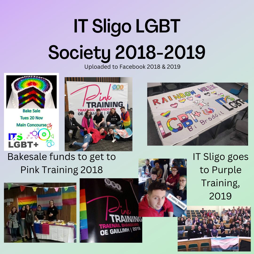 ITSLGBT's tweet photo. If you are in any of these pictures and you would like them removed please don't hesitate to get in contact.

Image description: a series of 9 images with pictures from past ITS LGBT events and a poster for the AGM on Tuesday the 11th of October at 1pm in D1004 https://t.co/i0BXZsiu0J