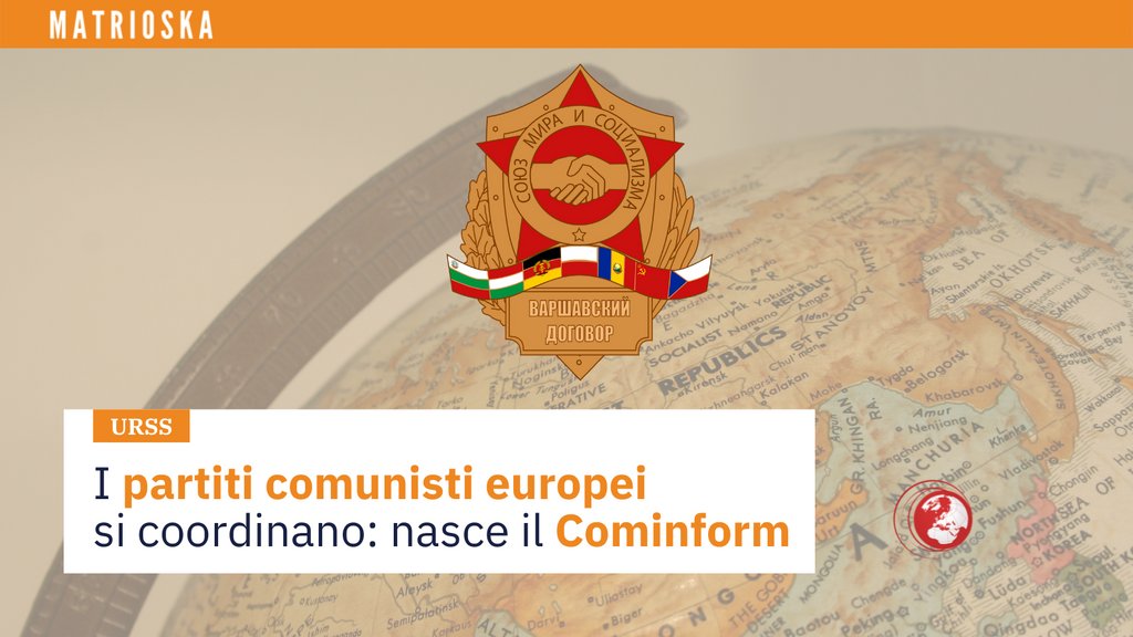 Geopoliticainfo's tweet photo. Il 5 ottobre 1947 nasce il #Cominform, con l’obiettivo di coordinare i partiti comunisti europei. Verrà sciolto 9 anni dopo, in nome del principio delle vie nazionali al socialismo. https://t.co/ChiuRDCvtv