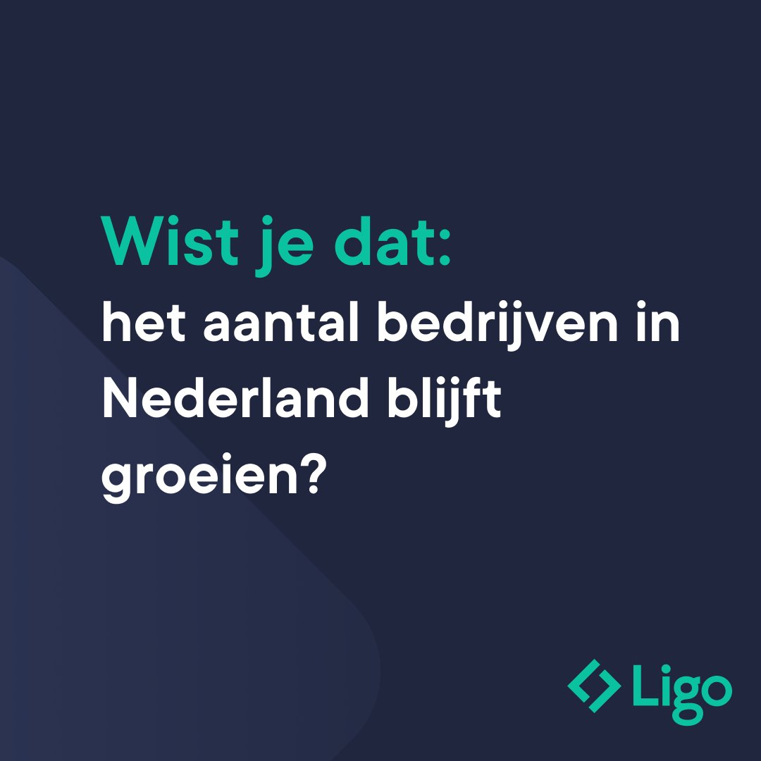 Wist je dat in Nederland het aantal bedrijven al een heel lang blijft groeien? 📈

Wil jij nou ook starten met jouw eigen bedrijf? Begin nu met het oprichten van jouw bedrijf👇

ligo.nl/bv-oprichten