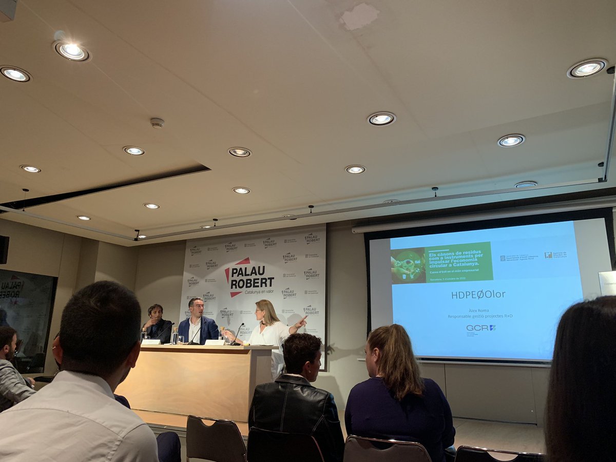 Sandra_colom's tweet photo. #NuclisRD en #economiacircular #exempleRD finançat amb en cànon de residus via @residuscat i @accio_cat per part de GCR group #hightech #CATtech #RDproject https://t.co/kEXFwM2ajR