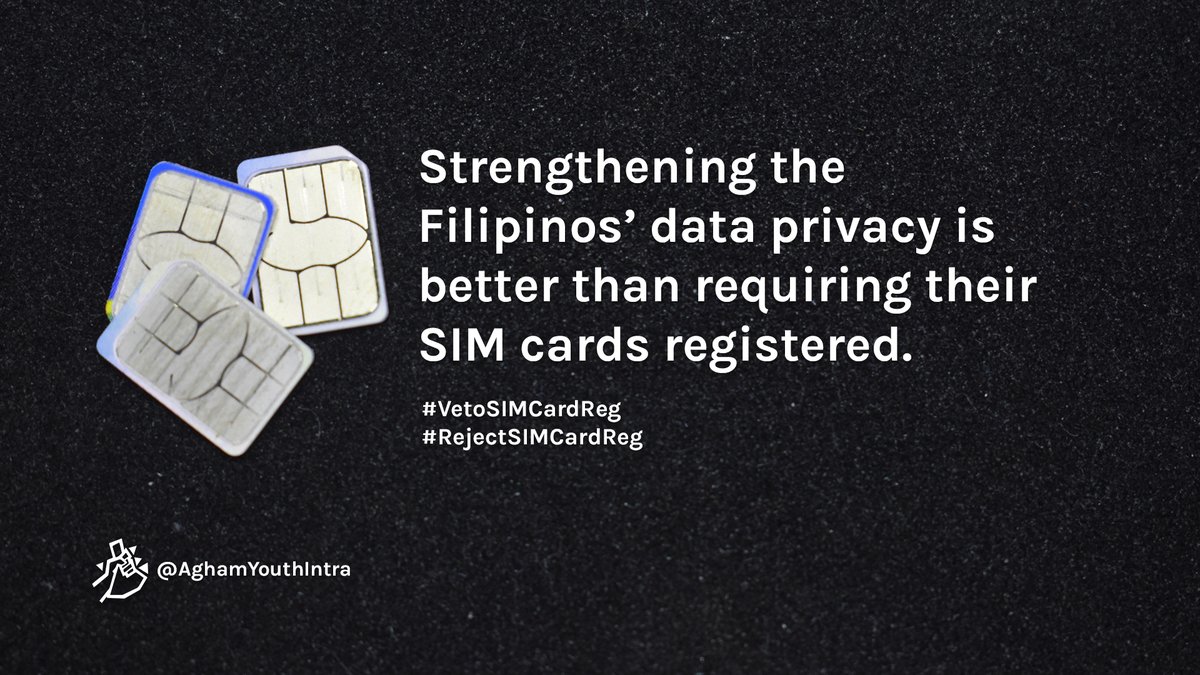 AghamYouthIntra's tweet photo. Obliging SIM card users to be registered does not reveal the anonymity of suspected text scammers and/or spammers‼️

Even worse, if data breaches occur, private information is at risk of being exposed. 

#VetoSIMCardReg
#RejectSIMCardReg
(1/3) https://t.co/kXNKOAoVp9