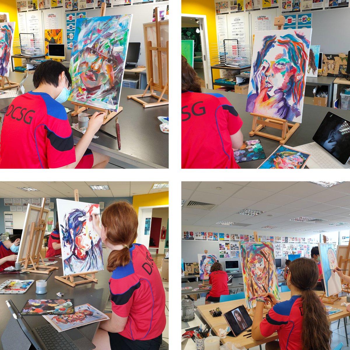 CasesNicola's tweet photo. Several weeks of preparation, practice and exploration with paint and ink is leading to some exciting results in our Year 10 Portraiture unit!
#designmakecreate #dcsg #dcsgart #dulwichdifference #gcseart #art #arteducation #moreartnotless https://t.co/nczplNnNul