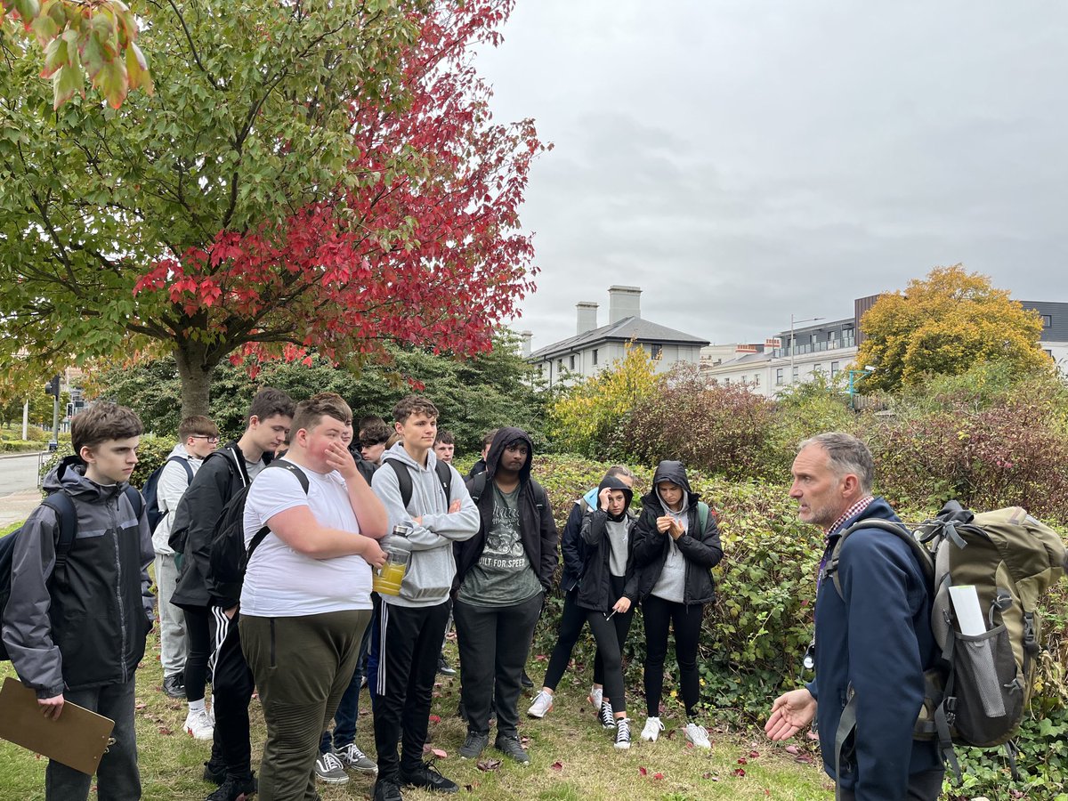 A great day of fieldwork in Cardiff Bay yesterday with our Year 11 Geographers. 🌎