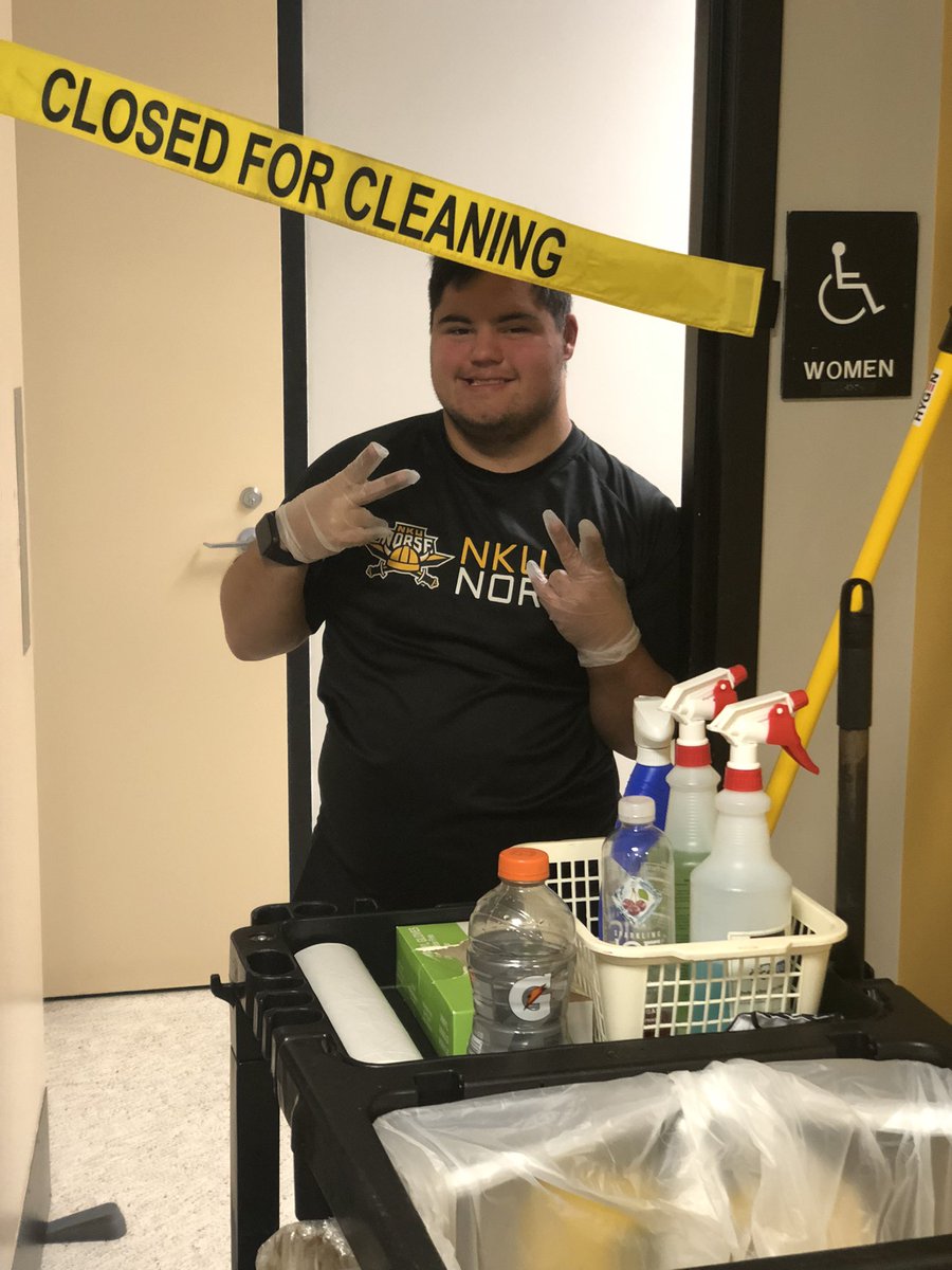 Did you know it is #NationalDisabilityEmploymentAwarenessMonth? <a href="/SearchNorse/">Norse Project SEARCH</a> is a safe place where individuals with exceptionalities can learn employability skills. This month, we are highlighting one of last year’s interns who recently gained full time employment <a href="/NKUFacilities/">NKU Facilities</a>