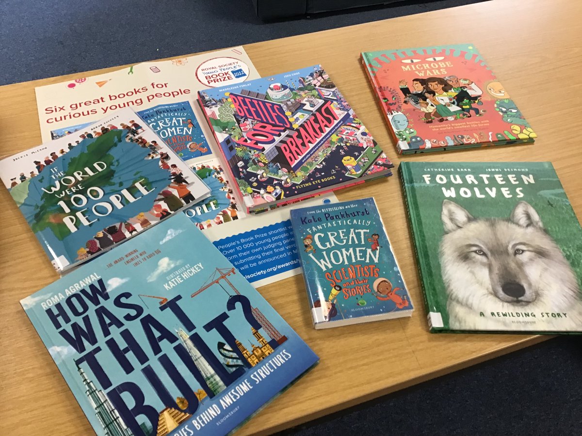 ghslibrary2014's tweet photo. I'm very chuffed to announce that Graeme High has been chosen to shadow the prestigious Royal Society Young People's Book Prize.  So pupils from the science club in conjunction with the library will now begin to read the shortlisted books and then vote for their favourite. https://t.co/9v8W92oJDV