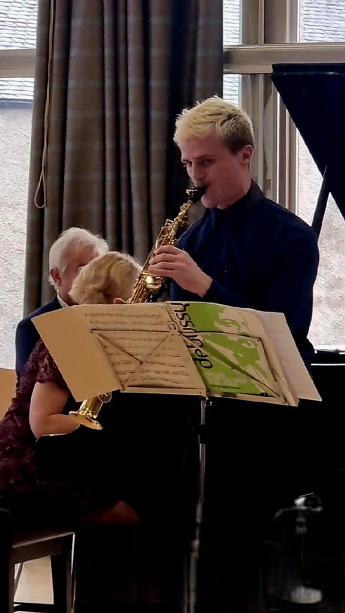 TartanSpoon's tweet photo. The next #classicalmusic concert at @TheBrunton is Ryan Corbett, Accordion &amp; Dida Condria, Piano. Fri 14 Oct 730pm. Concert only £16 or 2 course dinner &amp; concert £37. I went along last week to the #lunchtimeconcert for soup, sandwich &amp; the sax with Dean Walker Garrity. Brilliant. https://t.co/dfUCpssQkP