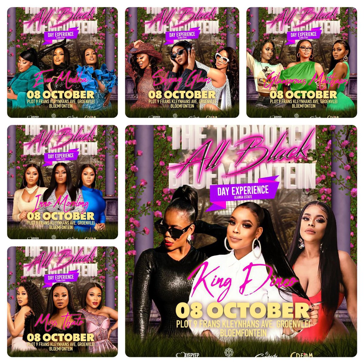 gomii_meje's tweet photo. 📍: Illanga Estate
🗓: 08 October 2022 14:00
🏷: R250 at computicket and R350 at the gate

#AllBlackDayExperience #TheTopNotch #Ayepyep https://t.co/RQ60nzOIJu