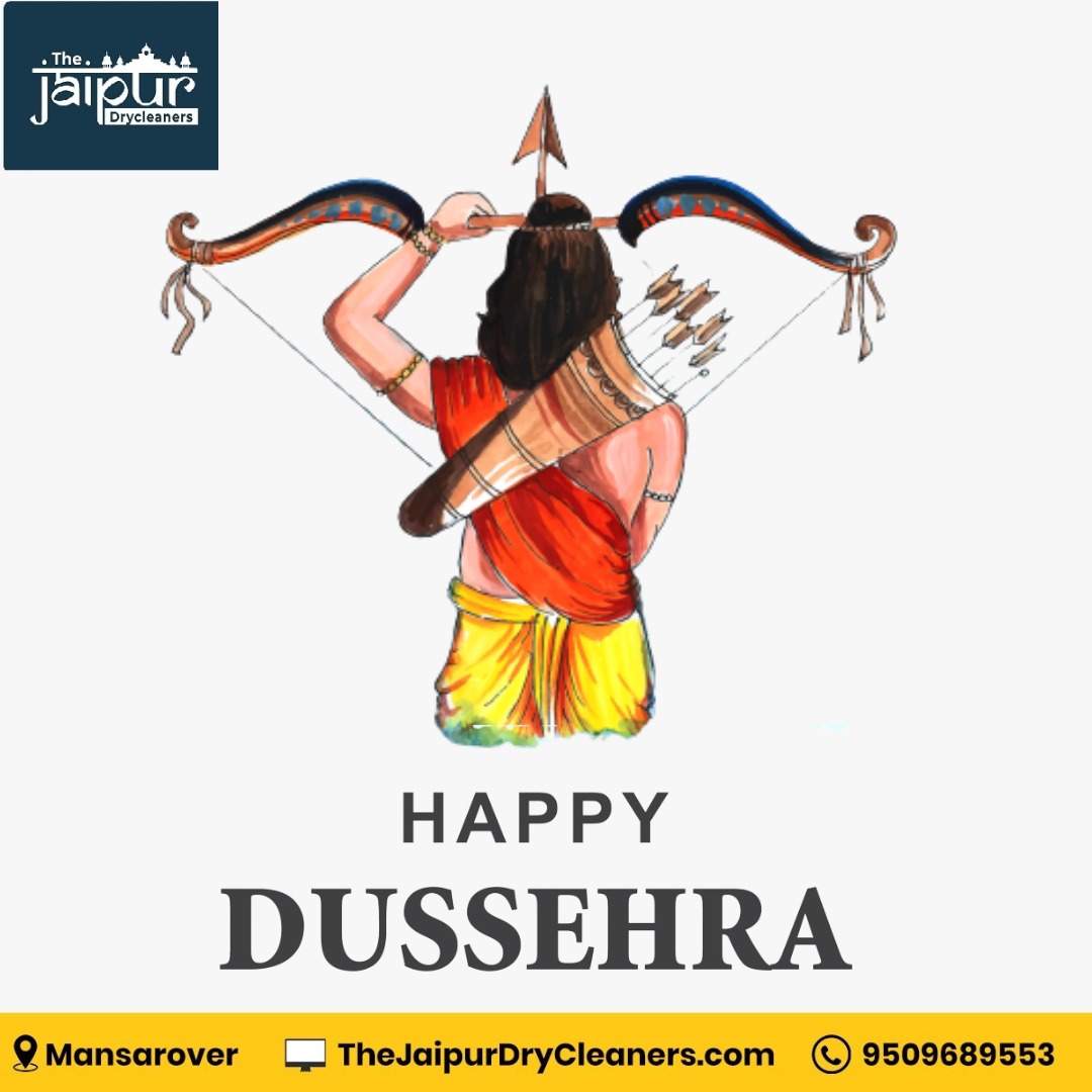 Happy Dussehra to all of you from the Tha Jaipur Drycleaners

#Dussehra #Dussehrawishes #DussehraFestival #Dusshera2022
