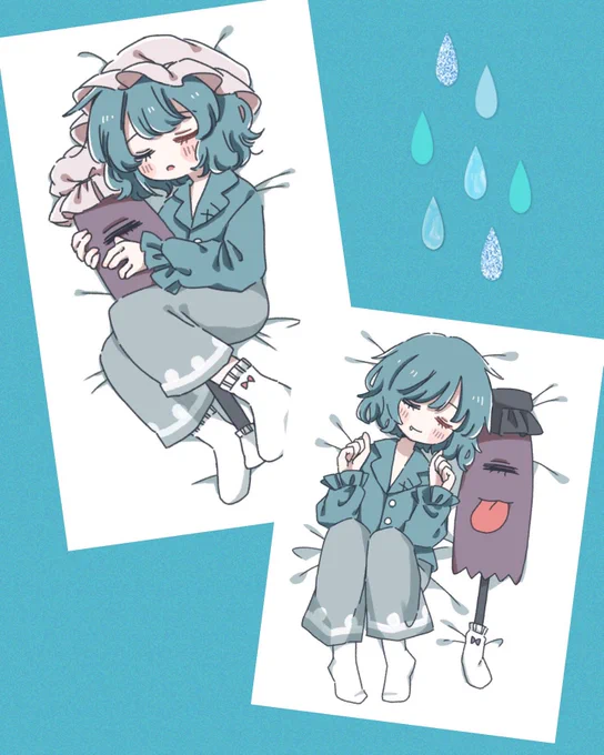 ちゃんと届くのか、どんな仕上がりかは大変不安ですが、とりあえず例大祭の新作グッズの入稿完了しました。両面2パターンで表情が異なる、小傘ちゃんのおやすみクッション大きさ40cmほどと大きく、もちもちの手触りです! ベッドに寝かせると可愛いこと間違いなし〜! 