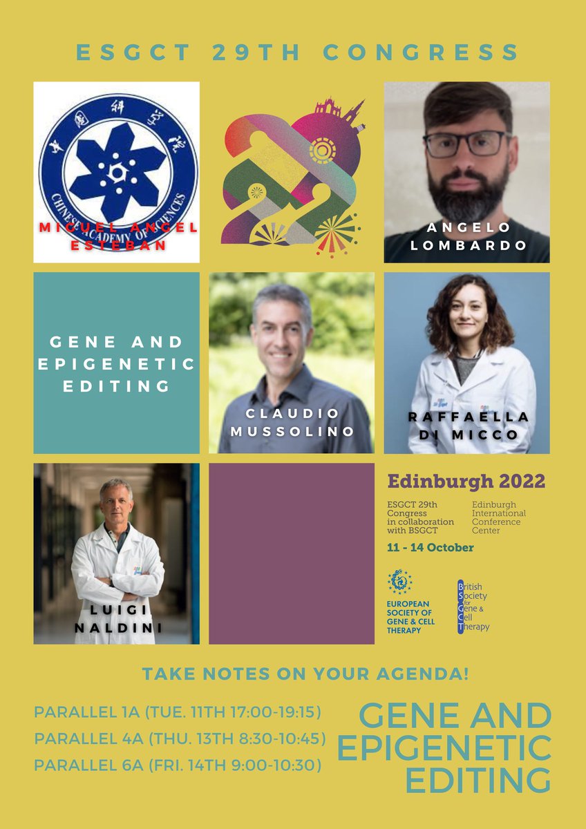 ESGCT's tweet photo. Do you want to know more? Take a look at the posters below ⬇️ and check these links: 
📝Program https://t.co/iAXprd9Qee👩‍💼🧑‍💼Speaker list and biography https://t.co/1YOidMPrkE
📊Poster list https://t.co/dB21EVvdpd https://t.co/A9Z5JKhIHt