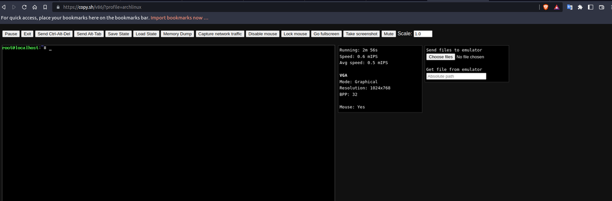 binitamshah's tweet image. x86 : x86 virtualization in your browser, recompiling x86 to wasm on the fly : github.com/copy/v86