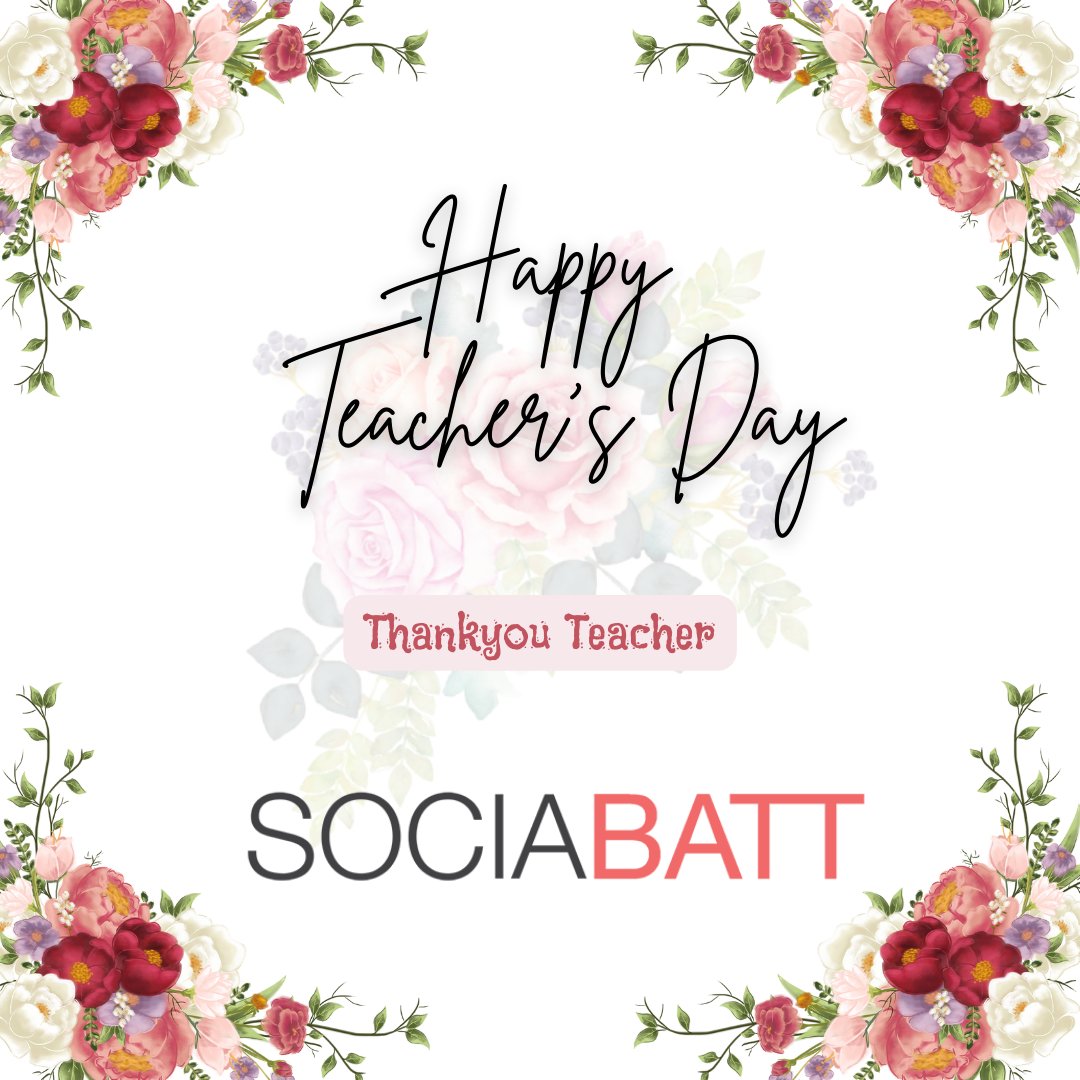 sociabatt's tweet photo. Happy World Teacher Day from Sociabatt Team

#teacherday #teacher #teachersday #teachers #teacherlife #teachersofinstagram #teacherstyle #teachersfollowteachers #teachersofig #teachergram #happyteachersday #teachertraining #teacherslife 
#teacherday #teacher #teachersday https://t.co/waiJOwgrbk