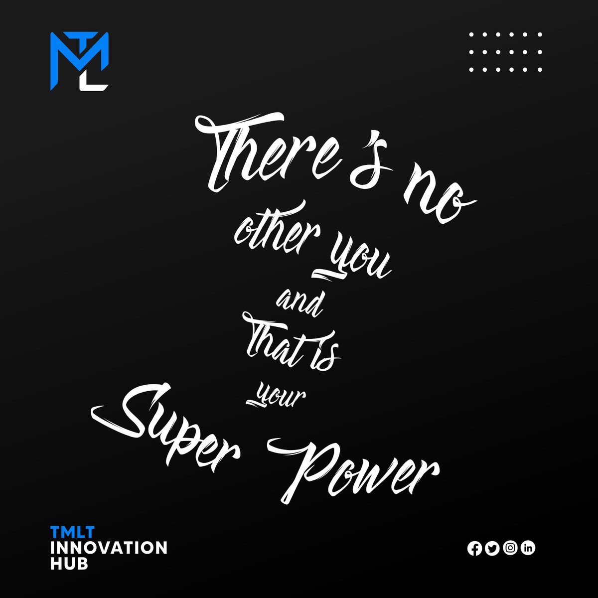 themedialanders's tweet photo. Always remember, there is only one you in the world and that's what makes you special.

#tmlt #themedialanders #teamwork https://t.co/m3fdEfdbb0
