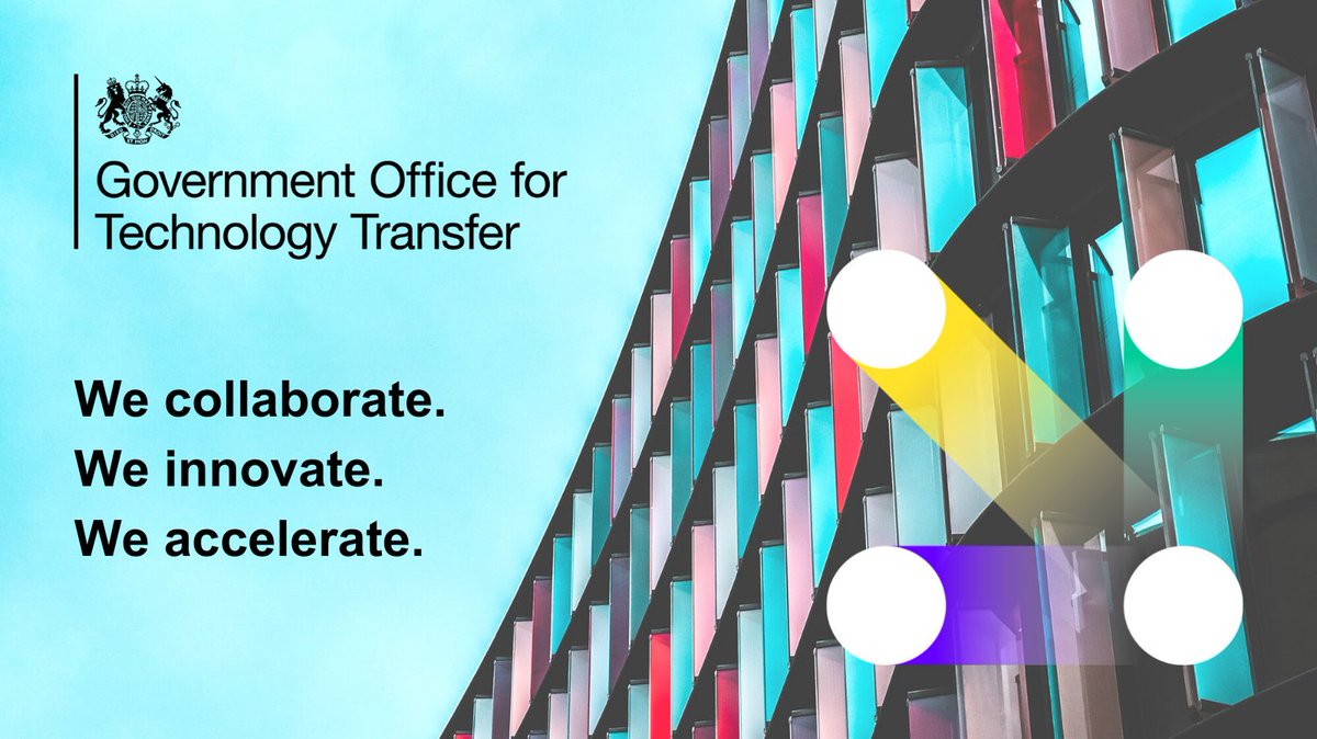Hello. Government Office for #TechnologyTransfer is a new directorate in @BEISgovuk, aiming to supercharge the identification, development and exploitation of public sector knowledge assets. We'll be sharing our journey here. Follow us for updates!