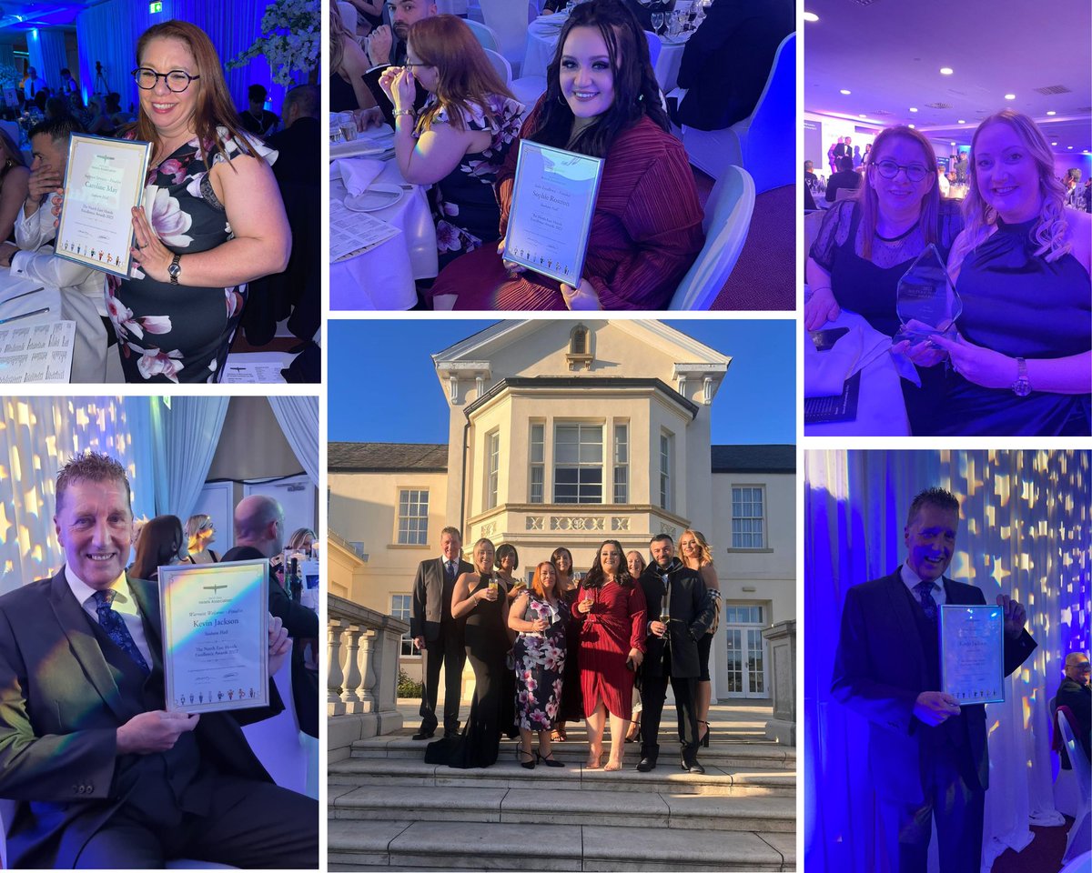 Another successful few days for Team #Seaham! We've picked up two awards, with our Assistant Spa Manager Dannika winning the @nehaExcellence Shining Star award on Sunday, and Team Seaham picking up the prize for Team of the Year at the @BHotelier Awards last night 👏 #northeast