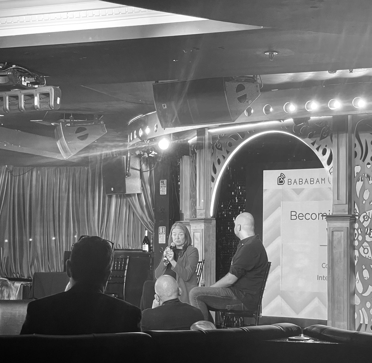 IWPodcastAwards's tweet photo. “If it works for advertisers, it works for us” - one of many diamond insights from @VanneckKatie at the @pubpodawards Summit, speaking on IP, content deals, slow news, pivoting and all things podcasting at @tortoise https://t.co/Uy1C46B3sq
