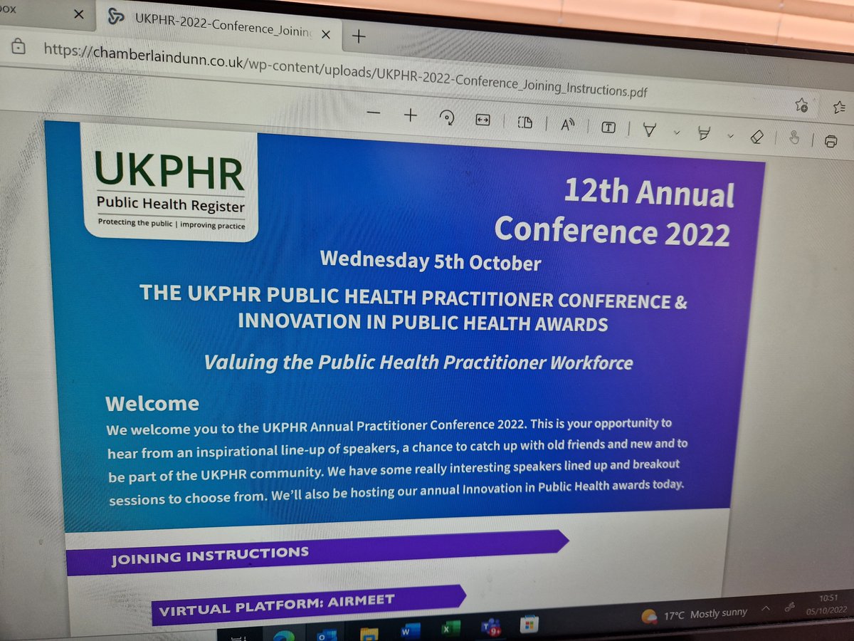 fluehellie's tweet photo. Attending the 12th UKPHR Annual Practitioner Conference 
@UKPHR1 #PHPConf2022 https://t.co/cl0nwrDzmu