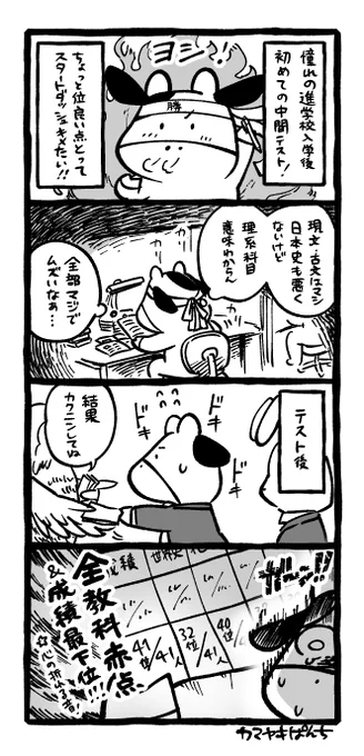 コマ絵日記「頑張ってもできない!!」 