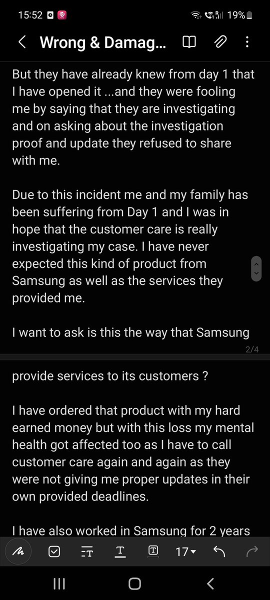 Pooja_Sethi_'s tweet photo. @SamsungIndia @SamsungNewsIN @SavexTechnology @HindustanTimes
I have ordered Samsung LED on 17 June 2022 and on receiving I saw that product is of Sensui Company and in damaged condition.(Order I'd - 22138617903).I have filed a complaint on customer care but it didn't work. https://t.co/cCyS8JOCpP