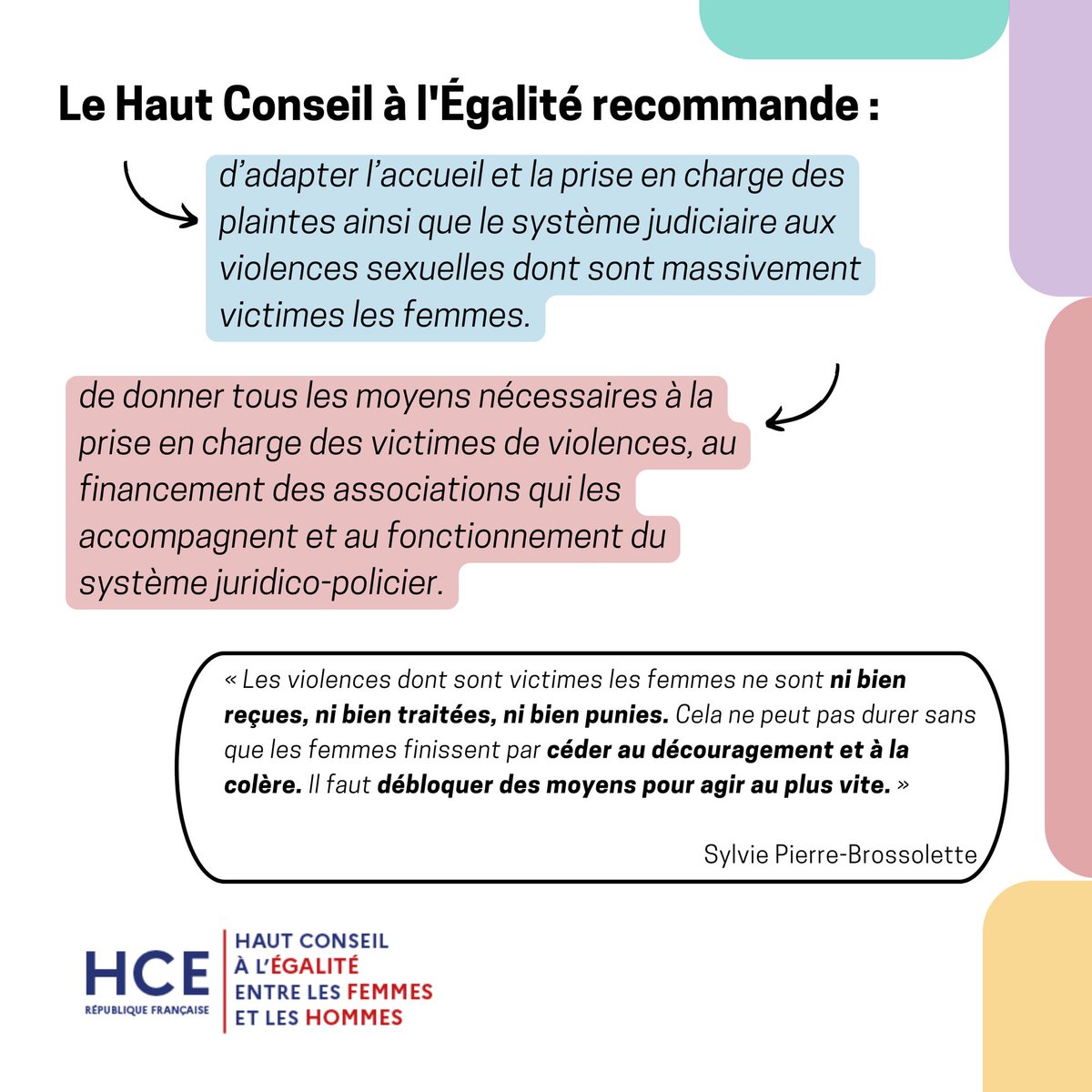 HCEfh's tweet photo. 📣5 ans après #MeToo 

Hausse de 33% des violences sexuelles, 80% de plaintes classées sans suite, condamnation pénale pour 1% des plaintes pour viol.

Il faut passer à l’acte II avec les moyens nécessaires, les violences ne peuvent pas rester impunies.

➡️https://t.co/1wf6tbe9o4 https://t.co/eGh2VGcPBt
