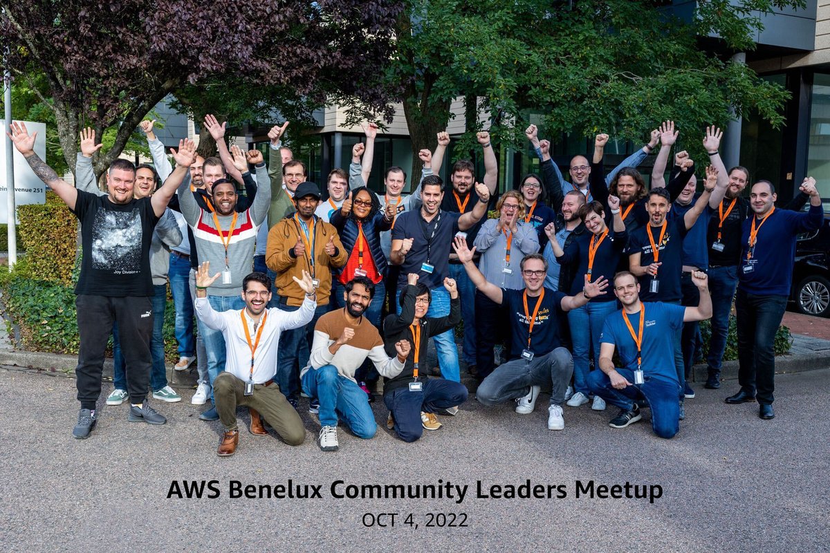 Yesterday AWS organized the AWS Benelux Community Leaders Meetup at <a href="/SchubergPhilis/">SchubergPhilis</a>. Almost all Benelux AWS Community Builders, APN Ambassadors and Heroes were present. We hope you had a great experience and enjoyed the talks and dinner. Thanks for organizing @soganmageshwar!