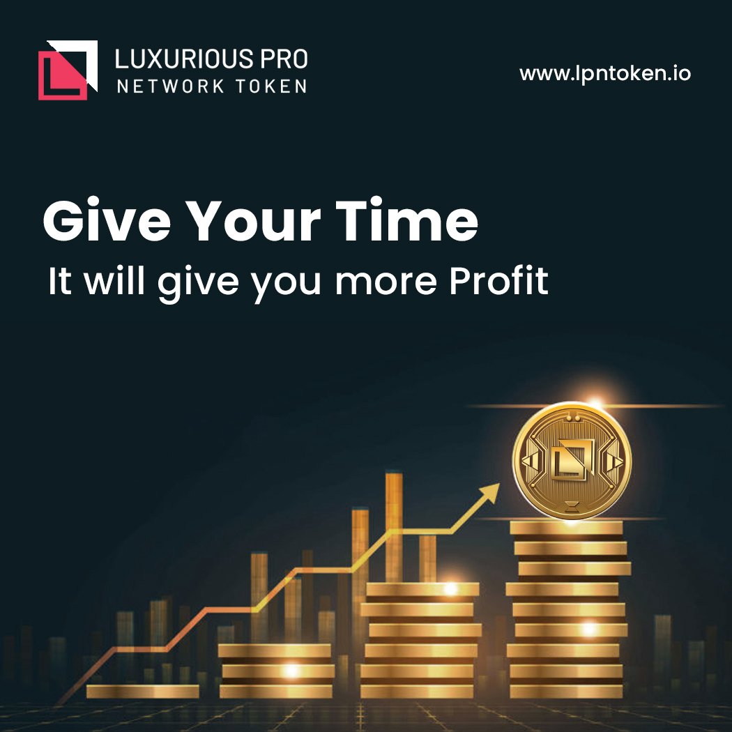 It's just the factor of time. The more time you will give it, it will give you the more profit. Digital currency LPNT is always increasing. Just start trading it to get a profit now.

#trading #currency #digital #better #great #lpnt #invest #cryptocurrency #cryptonews