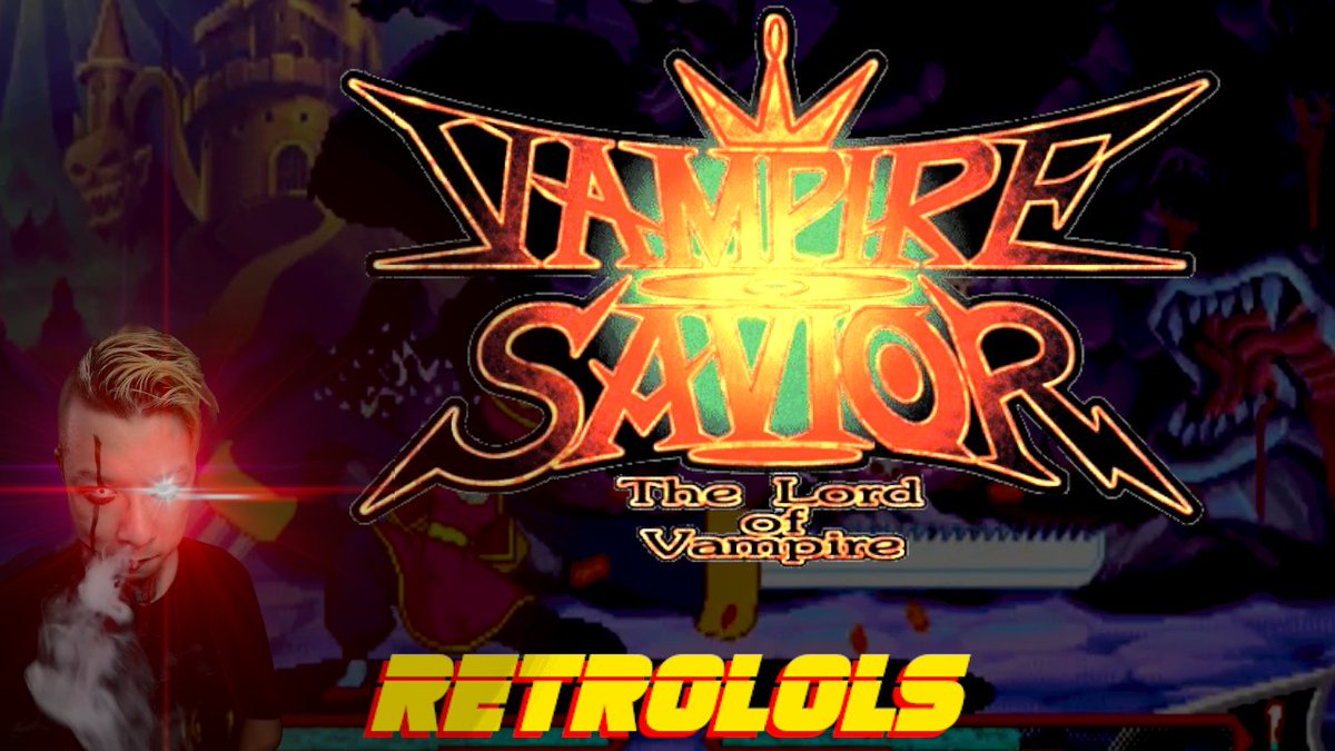 SynysterGraves's tweet photo. Hi #retrogaming fans! 
Another "spooky" game today! There's vampires, werewolves, jiang shi and mummies all punching each other... yes it's another #Darkstalkers game! 
So here's #VampireSavior (also known as #Darkstalkers3) on the #CapcomArcade. 
https://t.co/DhwyTguOKu https://t.co/9oOqkFCo7Z