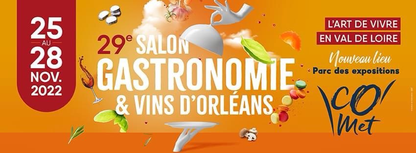 Organisé par Orléans Val de Loire Evénements, la 29eme édition du Salon Gastronomie &amp; Vins d’Orléans revient du 25 au 28 novembre 2022 dans le nouvel équipement, le Parc des Expositions CO’Met ! 
+d’infos salon-gastronomie-Orleans.fr
#ovle #salongastronomie #comet #orleans #parcexpo