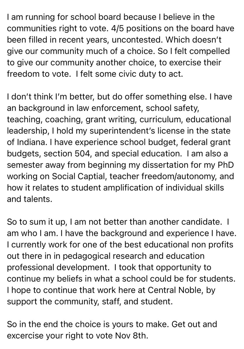 Knippergarten's tweet photo. @suptdrmccormick Left my role as Elementary principal in July to work as national faculty for Buck Intitute PBL works.  Leading leaders and teachers in project based learning. Running for school board now! https://t.co/FvJQ1bEMlV