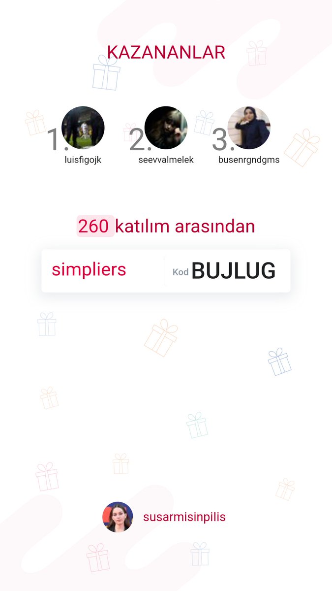 Kaşe çekilişimiz sonuçlandı. Kazanan takipçilerimiz mesaj yoluyla bize ulaşabilirler. 
<a href="/luisfigojk/">figo jk</a> <a href="/seevvalmelek/">melek</a> @busenrgndgms tebrikler 👏👏👏