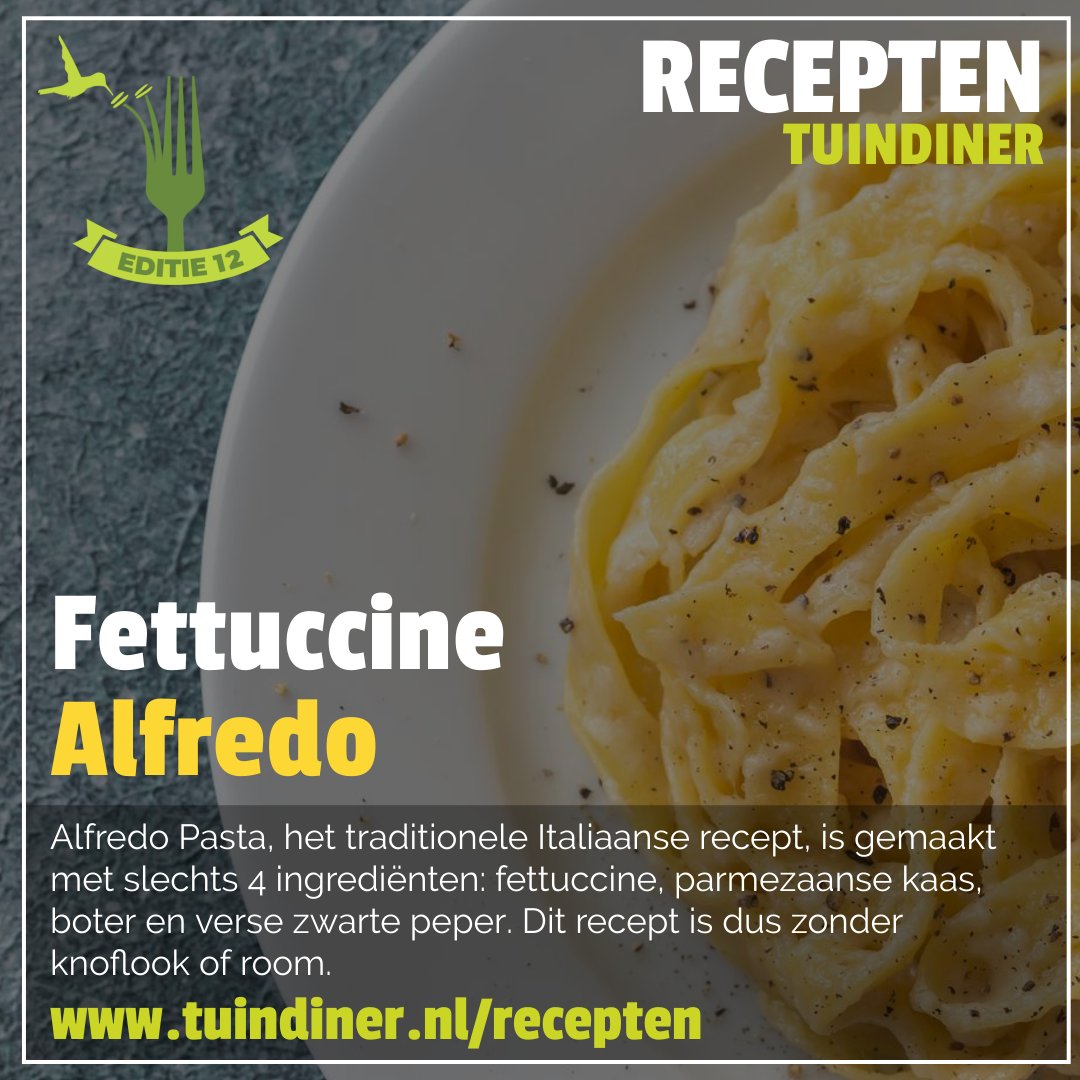 Italiaans pastagerecht “Fettuccine Alfredo”

𝗔𝗹𝗳𝗿𝗲𝗱𝗼 𝗣𝗮𝘀𝘁𝗮, het traditionele Italiaanse recept, is gemaakt met slechts 4 ingrediënten: fettuccine, parmezaanse kaas, boter en verse zwarte peper. Dit recept is dus zonder knoflook of room.

#heiloo #tuindiner