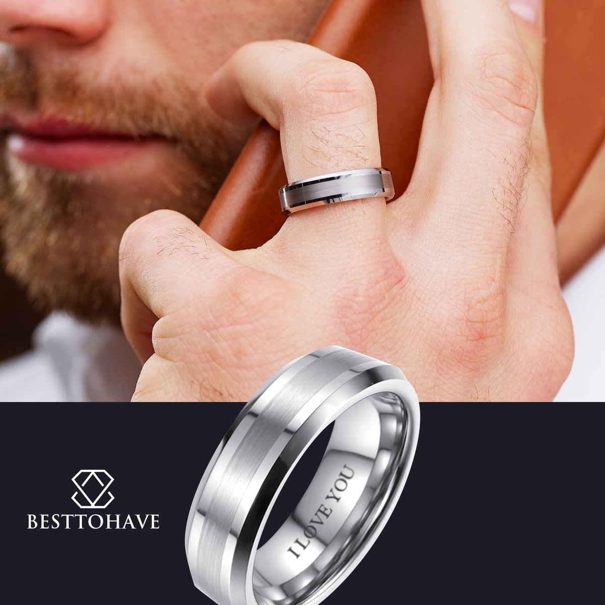 besttohave's tweet photo. Tungsten carbide wedding band engraved with I Love You
Code: 384
Buy now: https://t.co/710Ao5UV1A
Shop more: https://t.co/pprQKIW3wA
#besttohave #besttohavejewelry #besttohaverings #hisandhers #matchingrings #wedding #engagement #weddingrings #weddinginspiration #tungsten https://t.co/uYWdFhNqXB