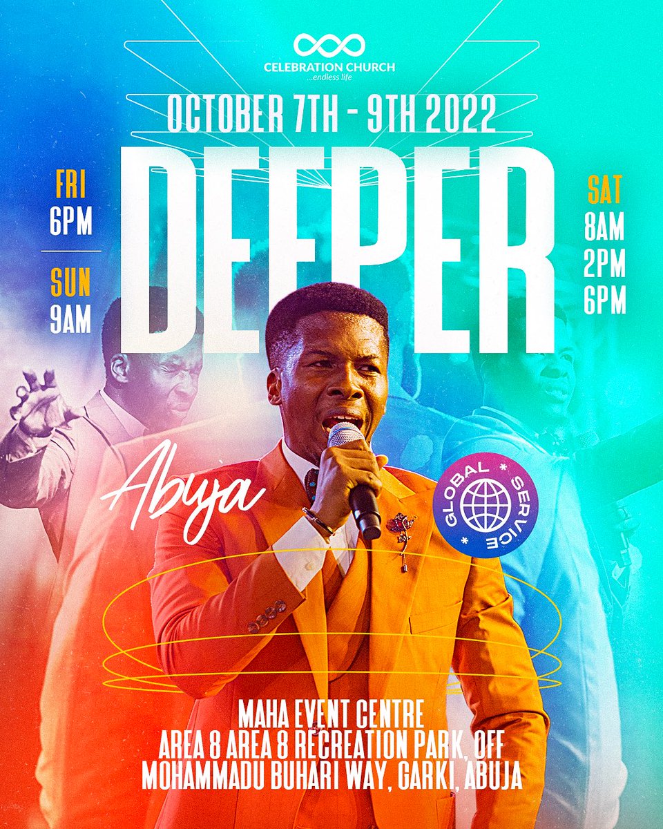 pst_iren's tweet photo. DEEPER Abuja will never be forgotten.
Come ready https://t.co/K8tikUGWv6