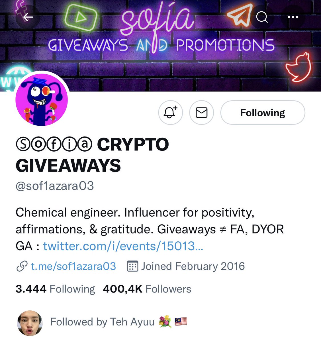 cimoryogurt's tweet photo. @jnsuhflower @sof1azara03 @crypto_inez done. wish me luck🤲🏻 https://t.co/rLGT4Yf7ou