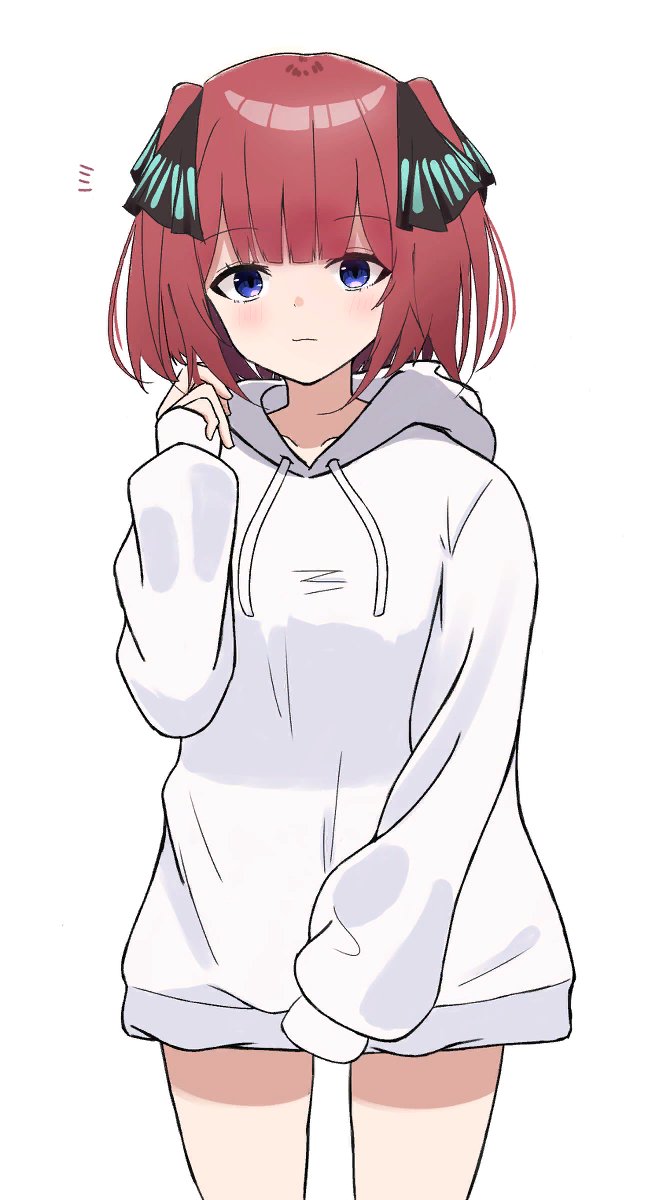 猫タシさんがTwitterに投稿した中野二乃(五等分の花嫁)のイラスト。