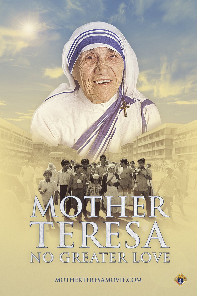 grand news! #MotherTeresaMovie is #2 film in America Thanks <a href="/KofC/">Knights of Columbus</a> <a href="/JWahlly/">Wahl St Productions (Jim Wahlberg)</a> #motherteresacenter