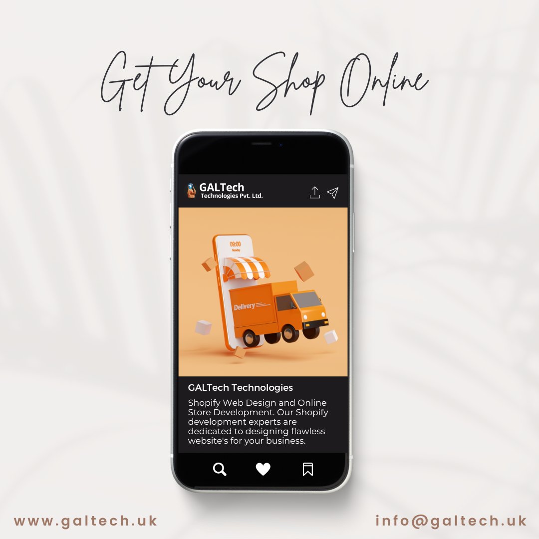 GALTechTechnol1's tweet photo. Shopify Store Development | Shopify Expert UK

Visit: https://t.co/PfCna8CjFK
Mail: info@galtech.uk  
Ph: +44 7459 416850

#Shopify #Shopifystore #Shopifyappdevelopment #Shopifyexpert #Softwaredevelopmentcompany #Softwaresolutions #Webdesigncompany #Webdesignagency #webdesign https://t.co/hwksMxLqIp
